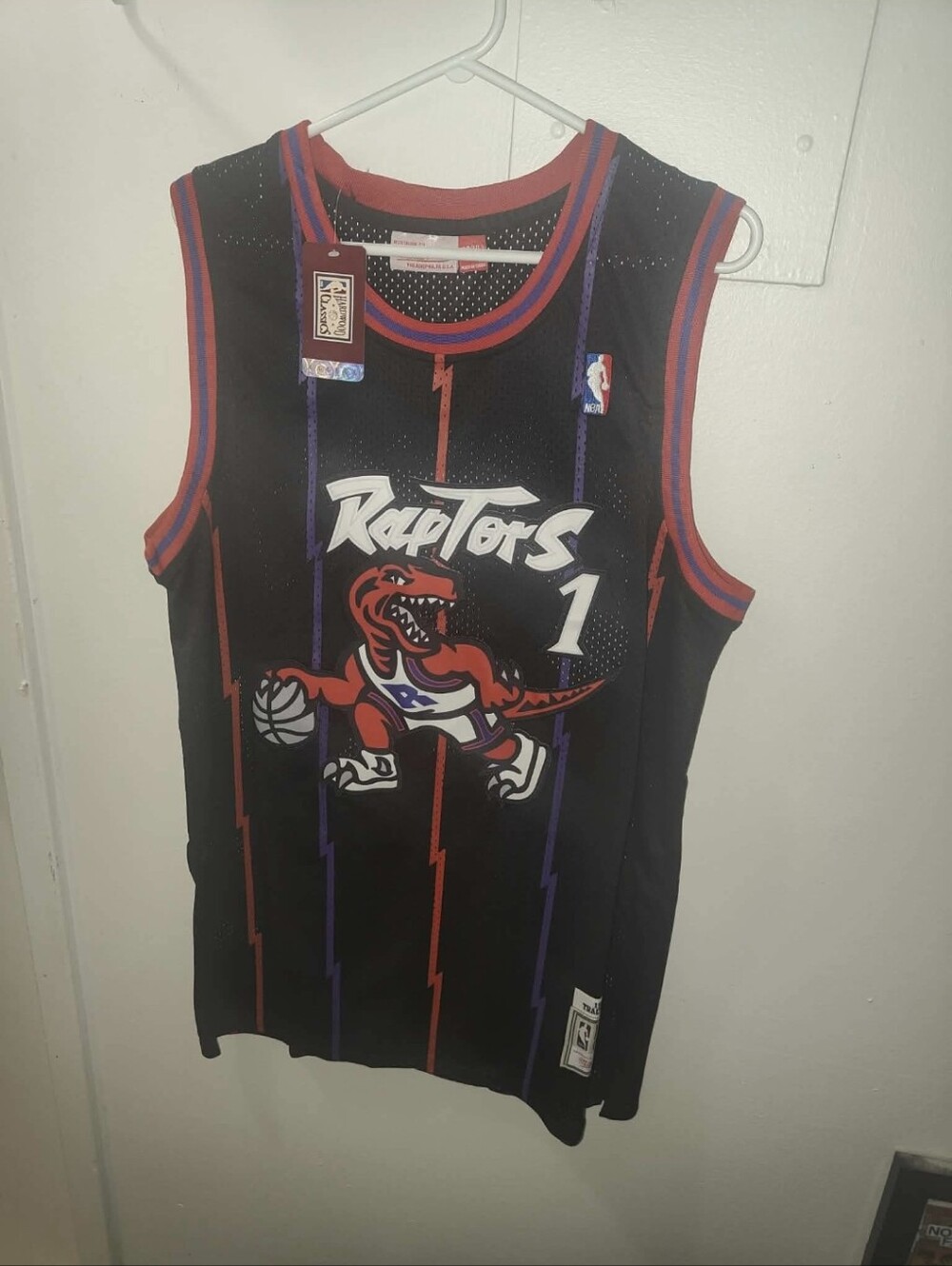 Black Toronto Raptors Jersey Xl